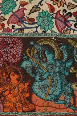 Image of Kalamkari Hand-Painted Dupatta