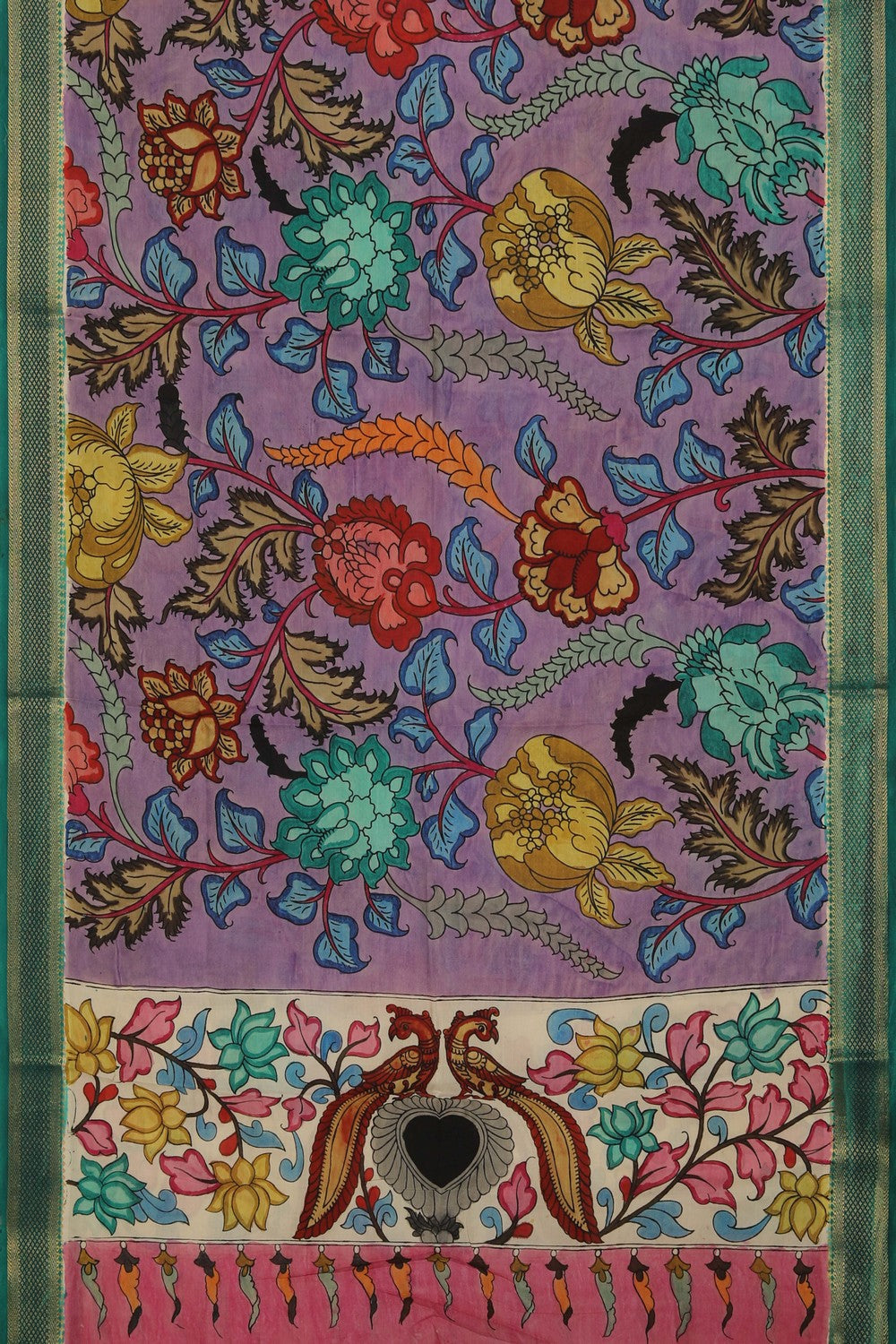 Image of Kalamkari Hand-Painted Dupatta