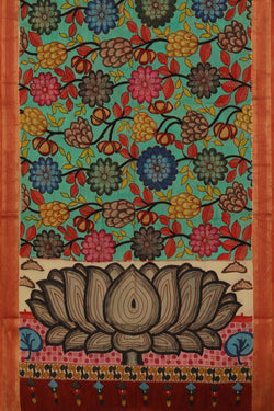 Image of Kalamkari Hand-Painted Dupatta