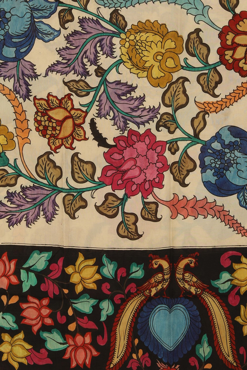 Image of Kalamkari Hand-Painted Dupatta