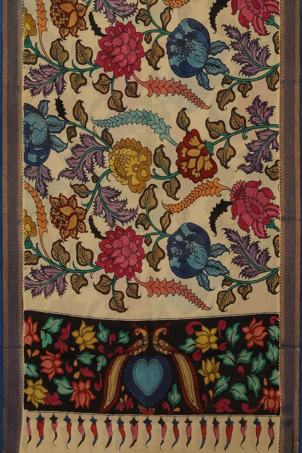 Image of Kalamkari Hand-Painted Dupatta