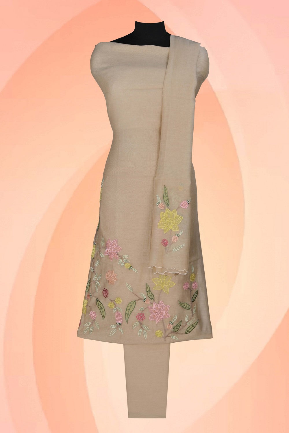 Image of Unstitched Suit Set Fabric (3 Pcs Set)