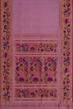 Image of Paithani Lotus Pink Saree