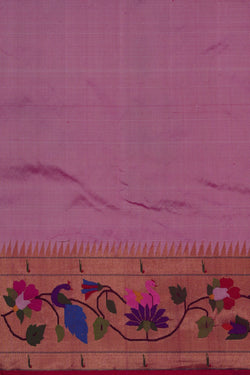 Image of Paithani Lotus Pink Saree