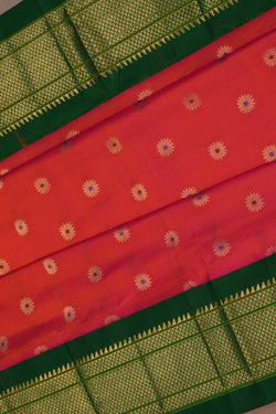 Image of Paithani Fuchsia Pink Saree