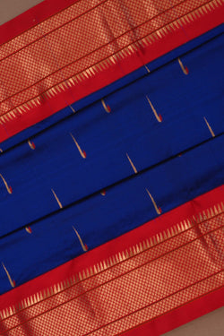 Image of Paithani Indigo Blue Saree