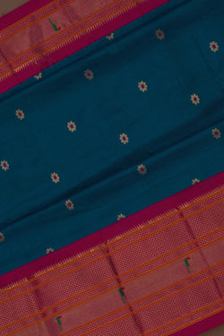 Image of Paithani Blue Saree