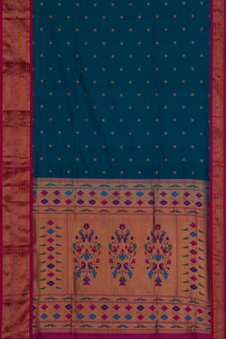 Image of Paithani Blue Saree