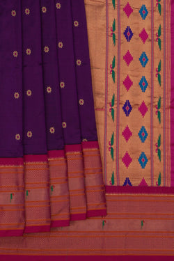 Image of Paithani Purple Saree