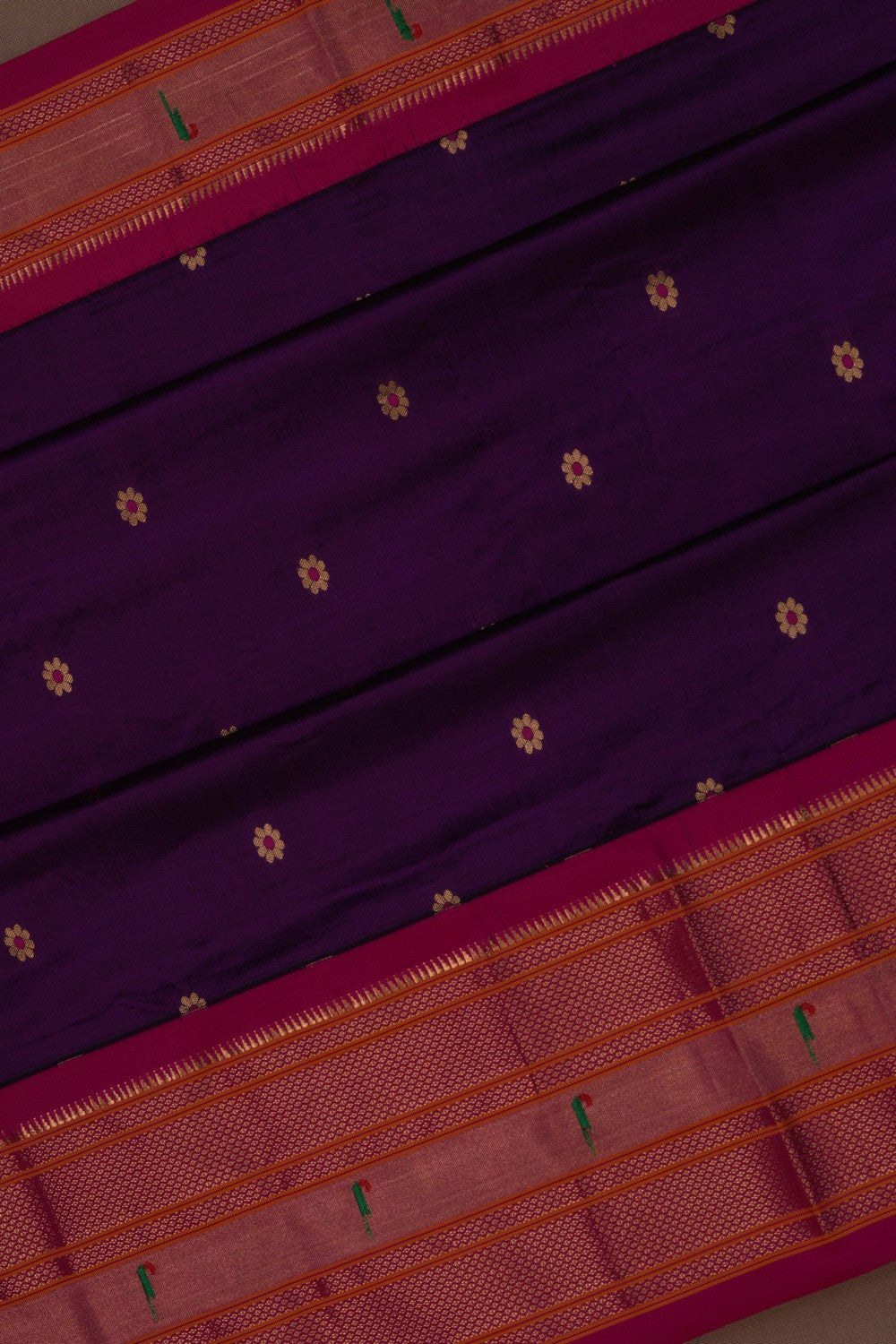 Paithani Purple Saree