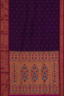 Image of Paithani Purple Saree