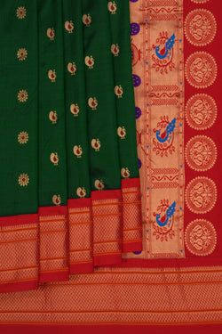 Image of Paithani Green Saree