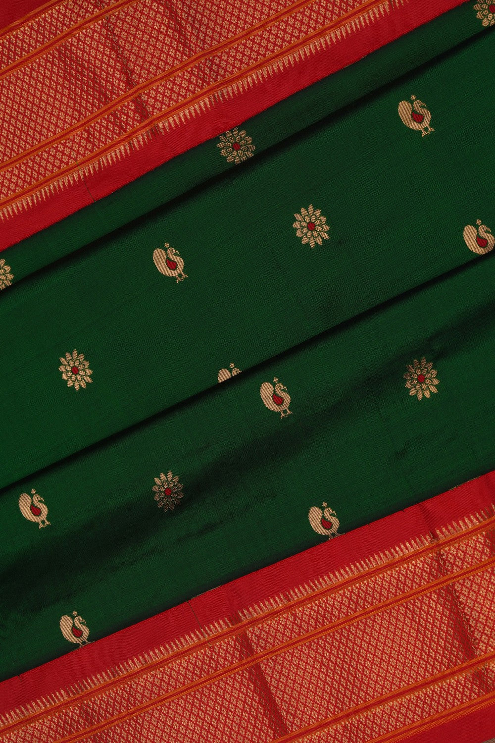 Paithani Green Saree