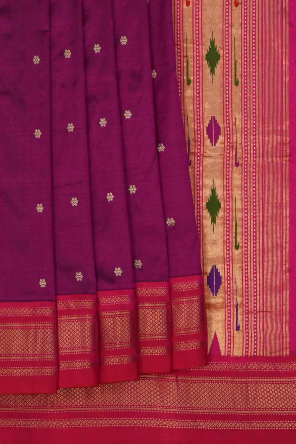 Image of Paithani Magenta Saree