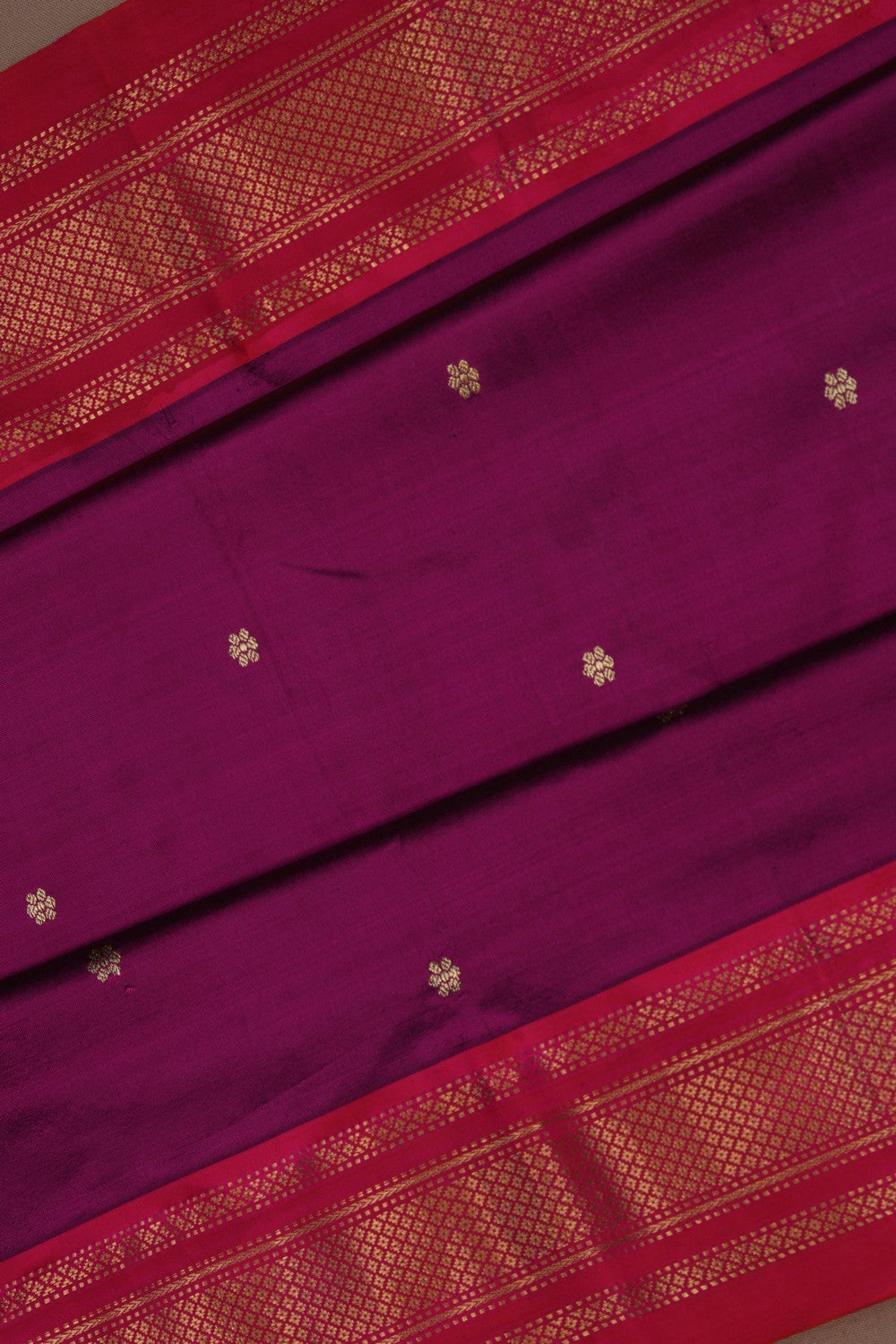 Image of Paithani Magenta Saree