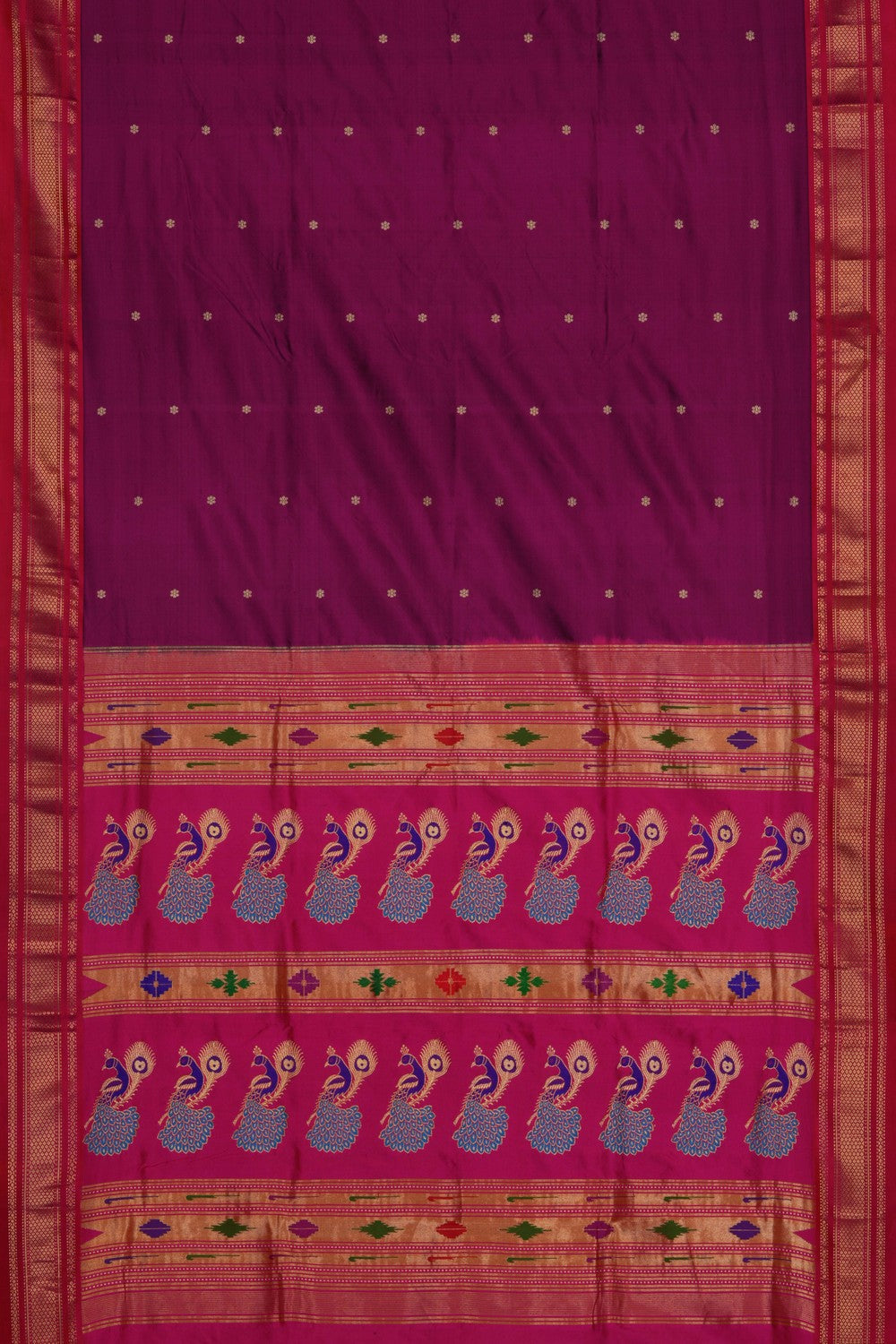 Image of Paithani Magenta Saree