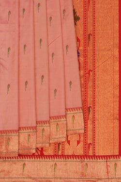 Image of Paithani Peach Saree