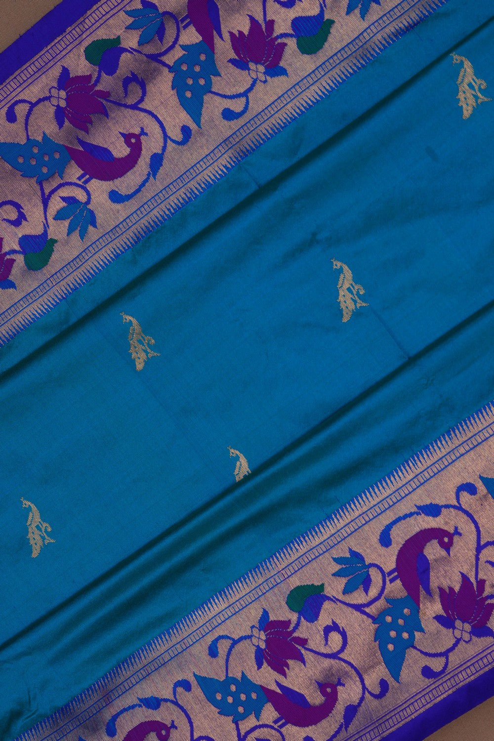 Paithani Blue Saree