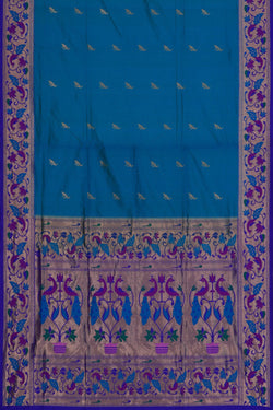 Image of Paithani Blue Saree