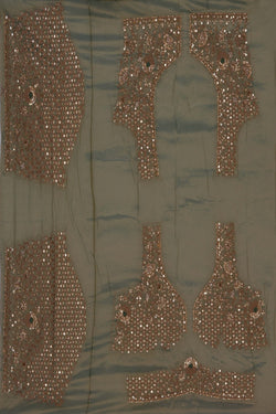 Image of Tissue Silk Embroidery Saree