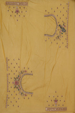 Image of Tissue Silk Embroidery Saree