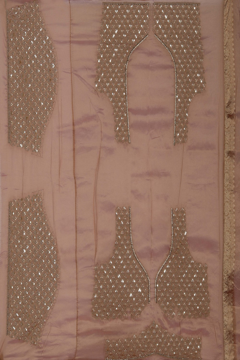 Image of Tissue Silk Embroidery Saree