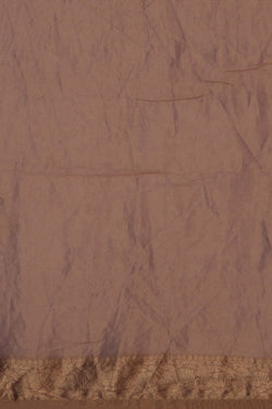 Image of Tissue Silk Embroidery Saree