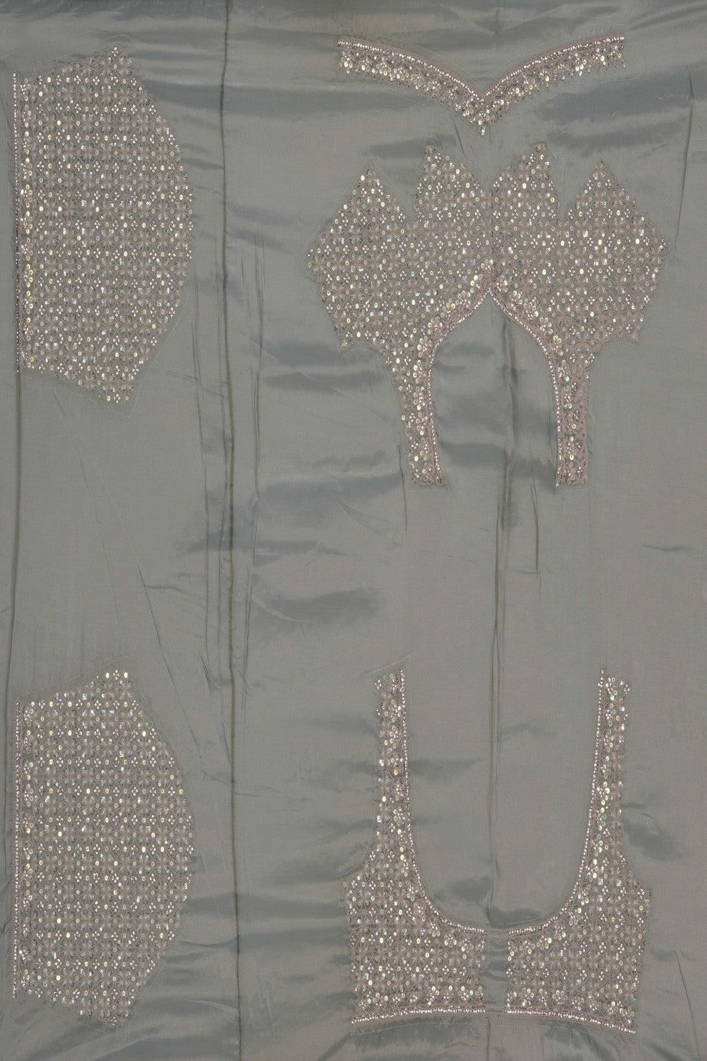 Image of Tissue Silk Embroidery Saree