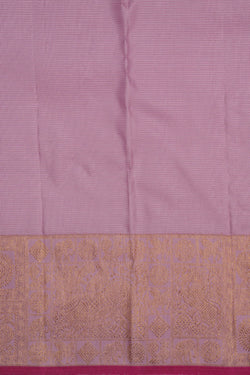 Image of Kanchipuram Silk Brocade Lavender Pink Saree