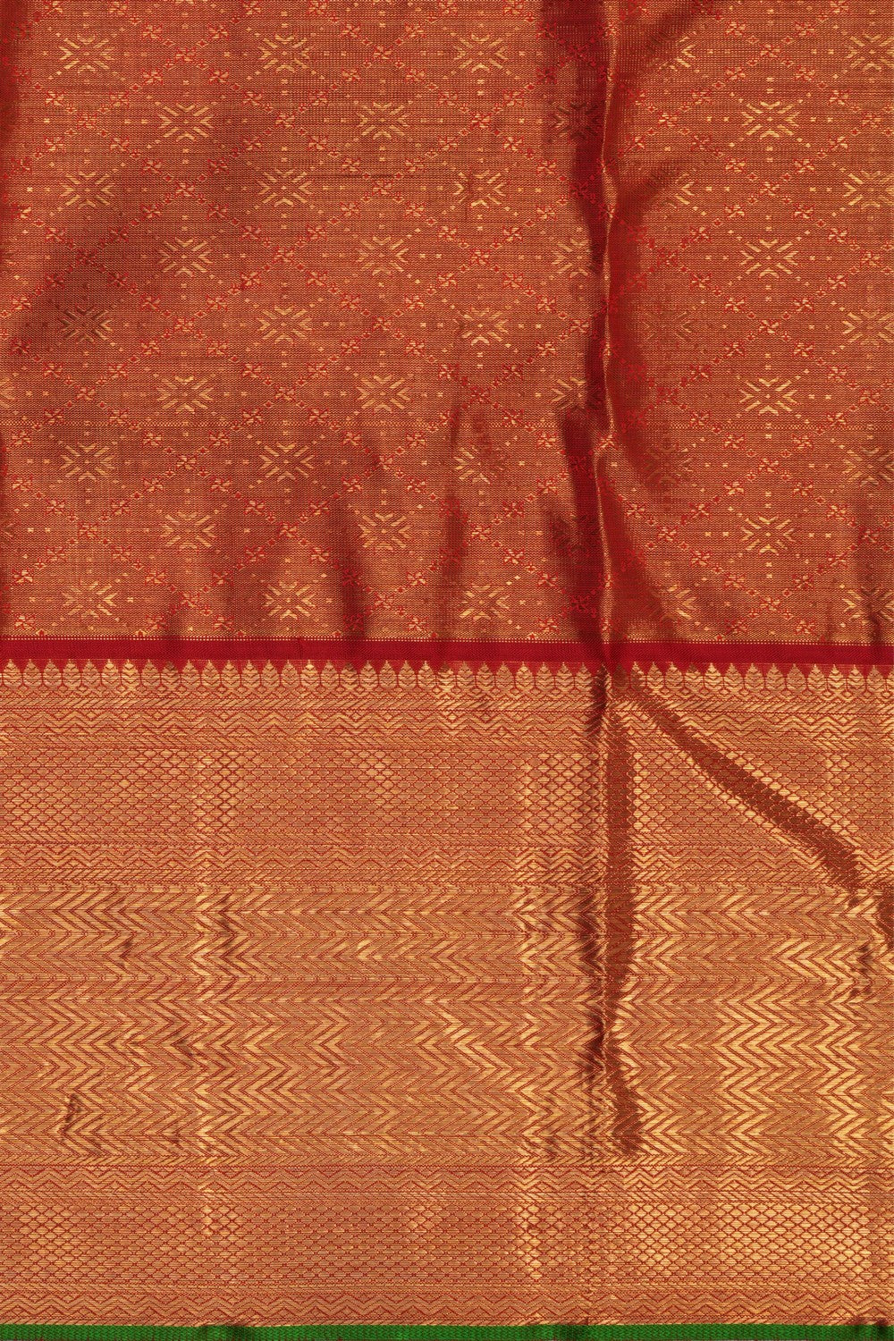 Image of Kanchipattu Tissue Brocade Purple Saree