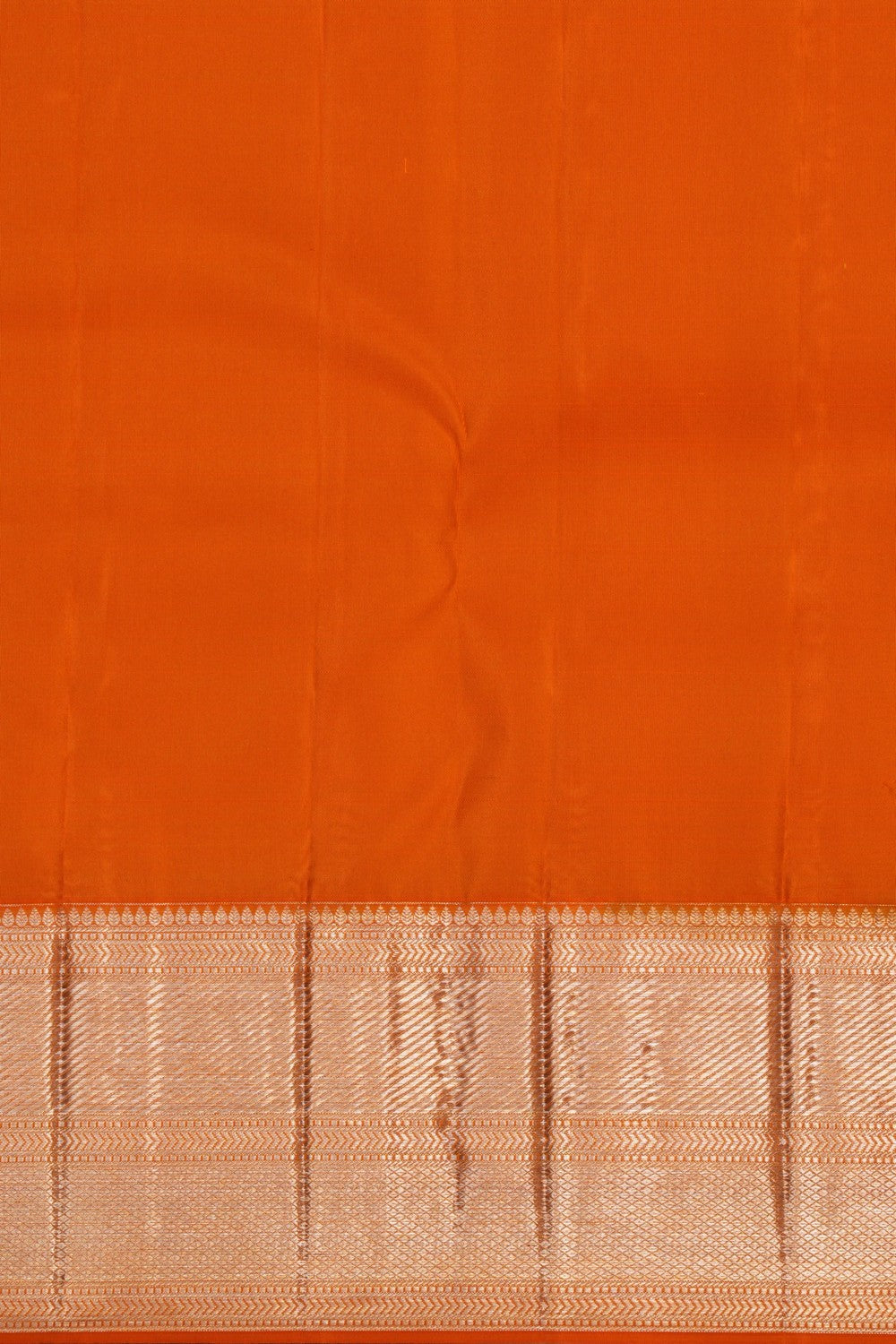 Image of Kanchipattu Brocade Orange Saree