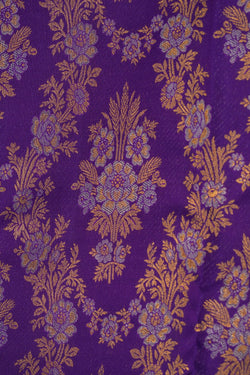 Image of Kanchipattu Brocade Purple Saree