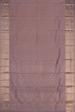 Image of Kanchipattu Mauve Brocade Saree