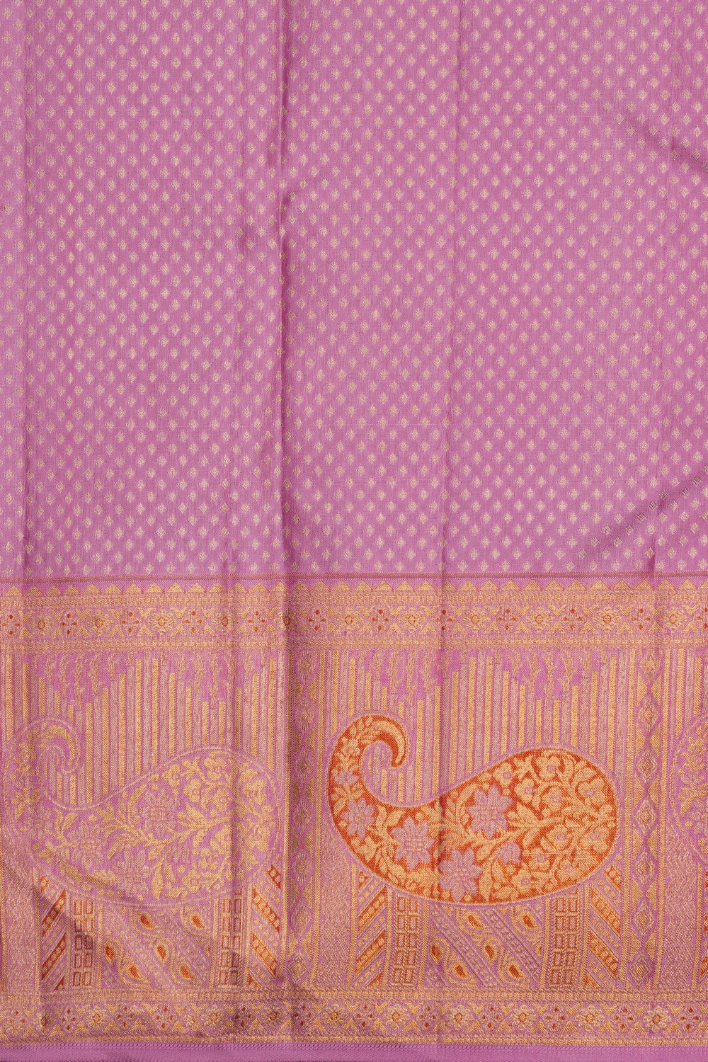 Image of Kanchipattu Tissue Brocade Pink Saree