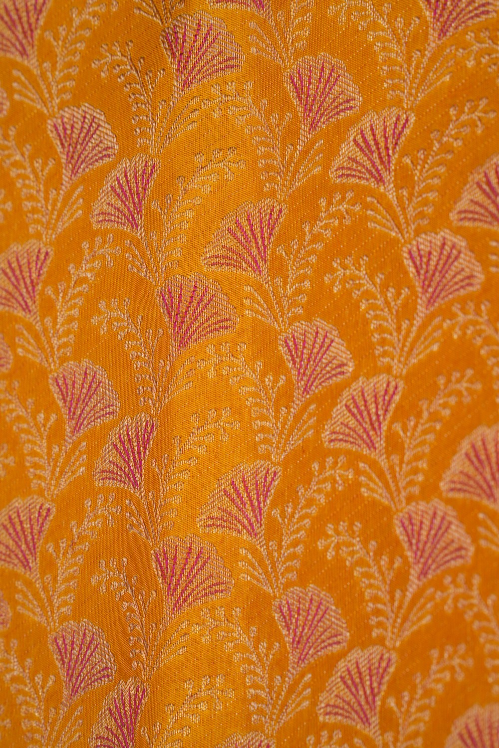Kanchipattu Brocade Yellow Saree