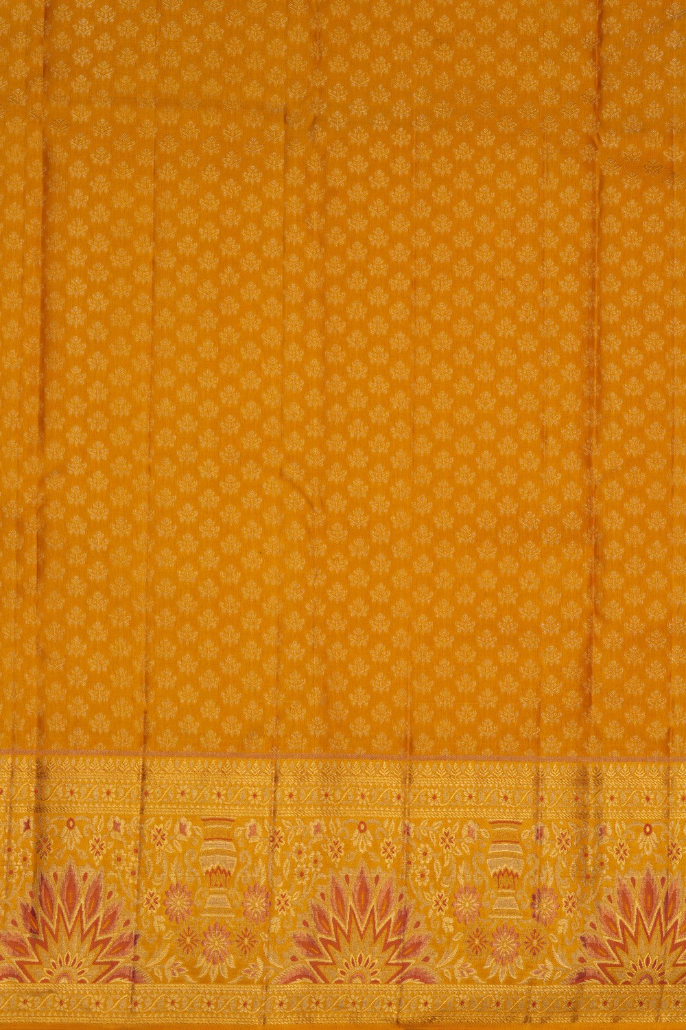 Kanchipattu Brocade Yellow Saree