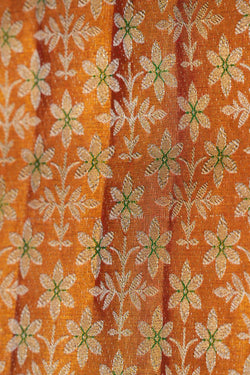 Image of Kanchipattu Brocade Gold Saree