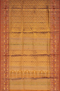 Image of Kanchipattu Brocade Gold Saree