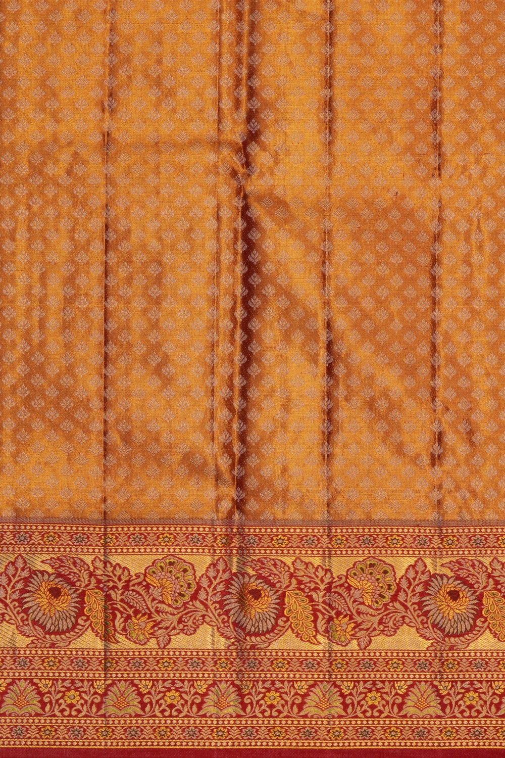 Kanchipattu Brocade Gold Saree