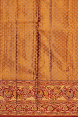Image of Kanchipattu Brocade Gold Saree