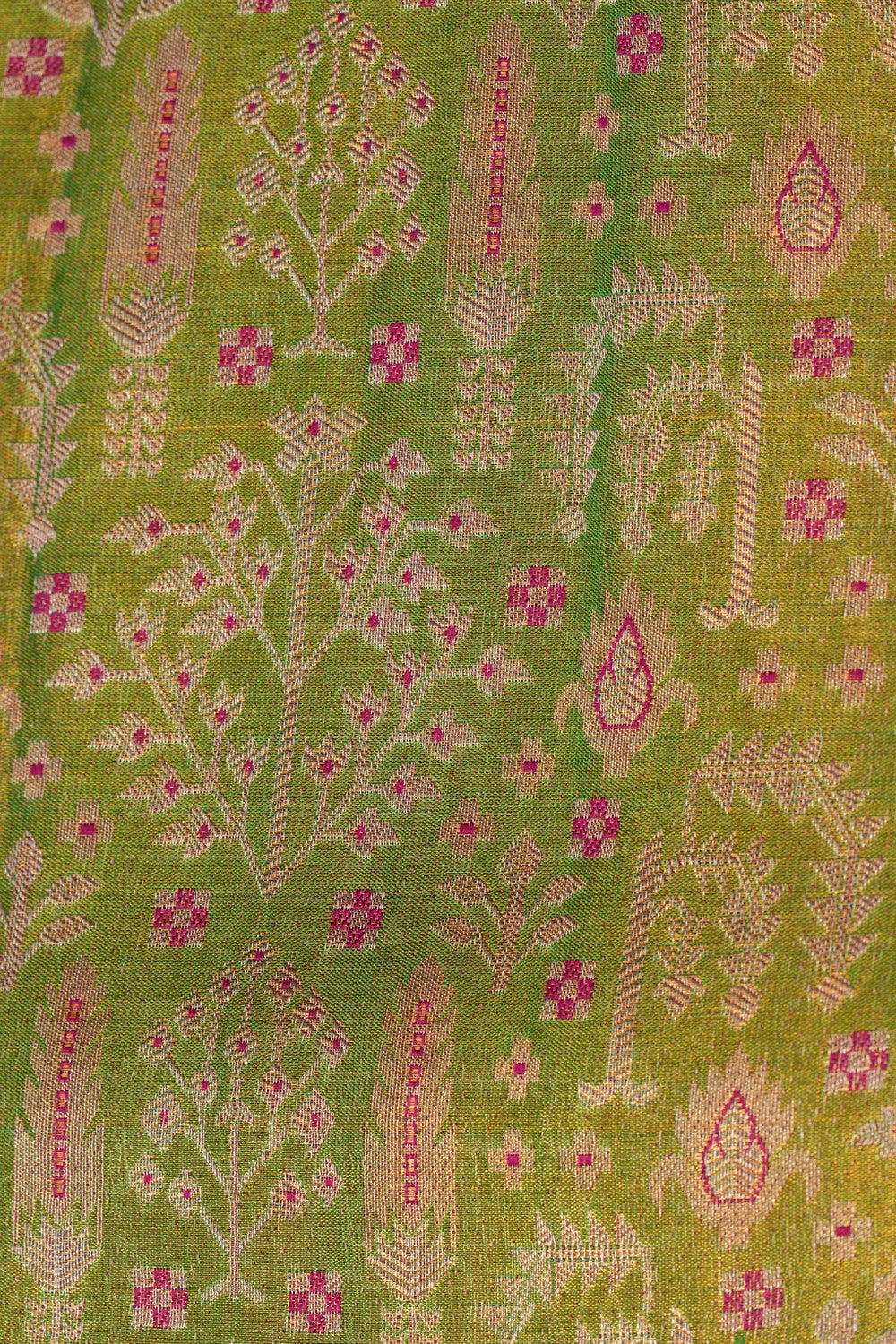Kanchipattu Brocade Green Saree
