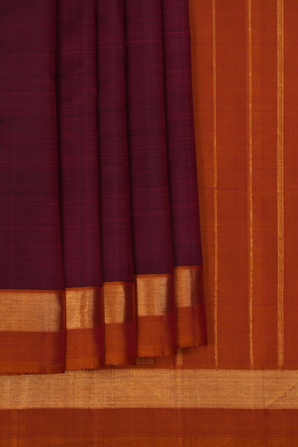 Image of Arani Silk Maroon Saree