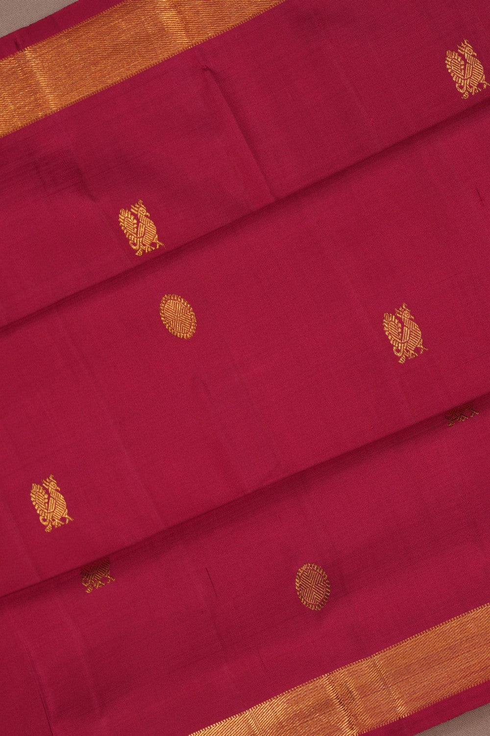Image of Arani Silk Pink Saree