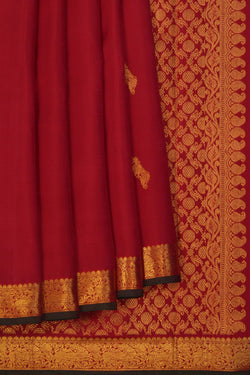 Image of Arani Silk Red Saree