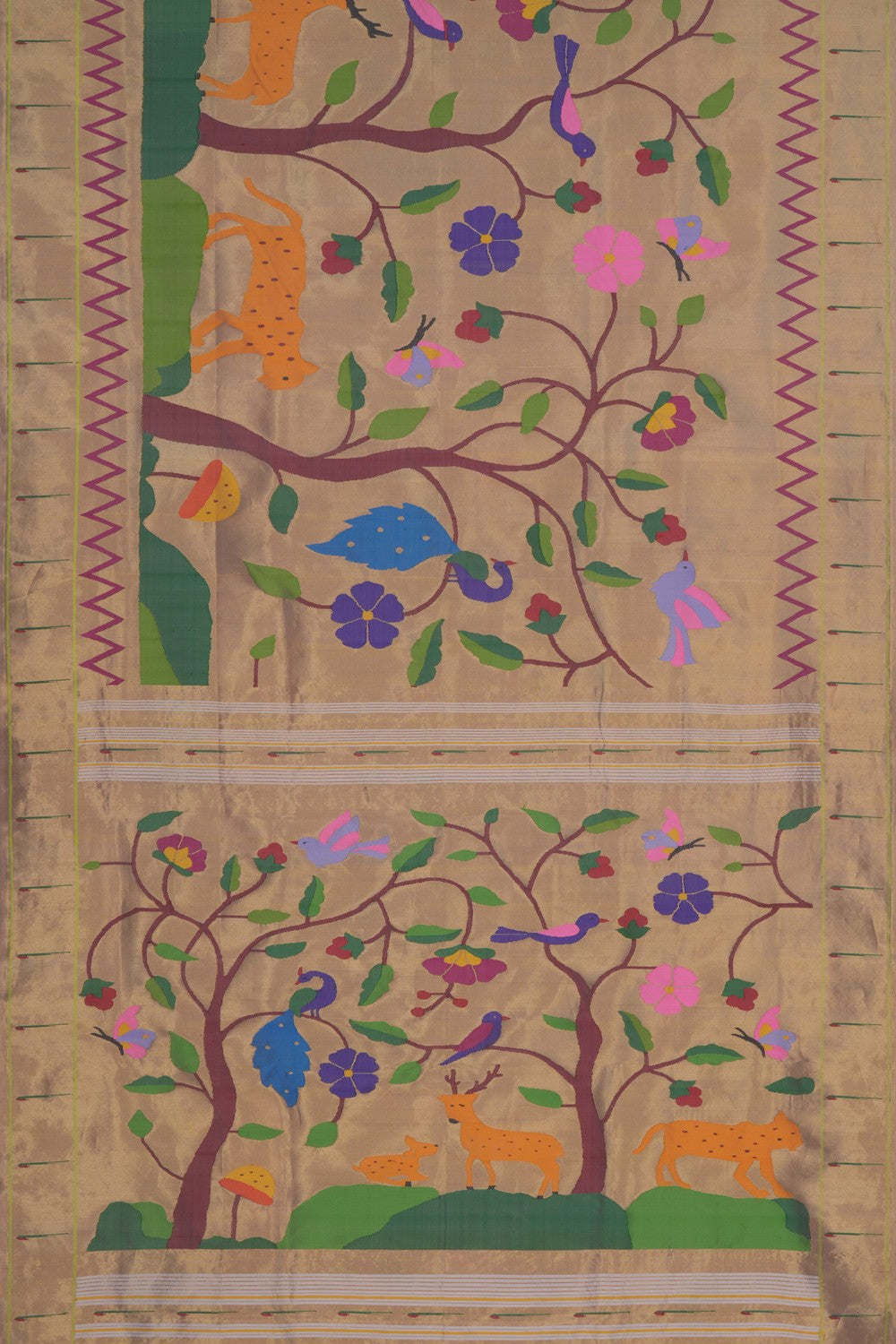 Image of Paithani Gold Saree