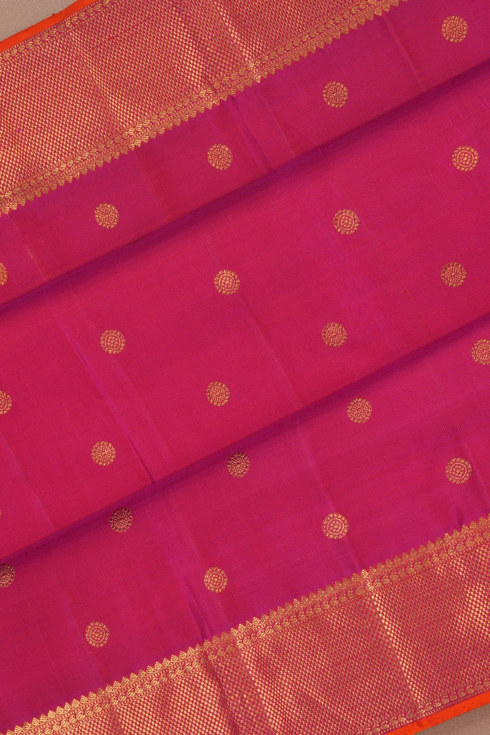 Kanchipuram Silk Pink Saree