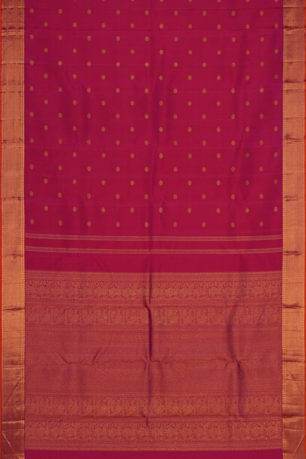 Kanchipuram Silk Pink Saree
