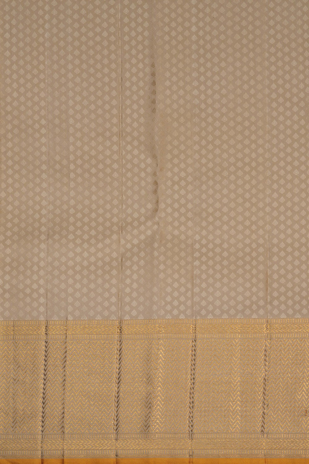 Kanchipuram Silk Off White Saree
