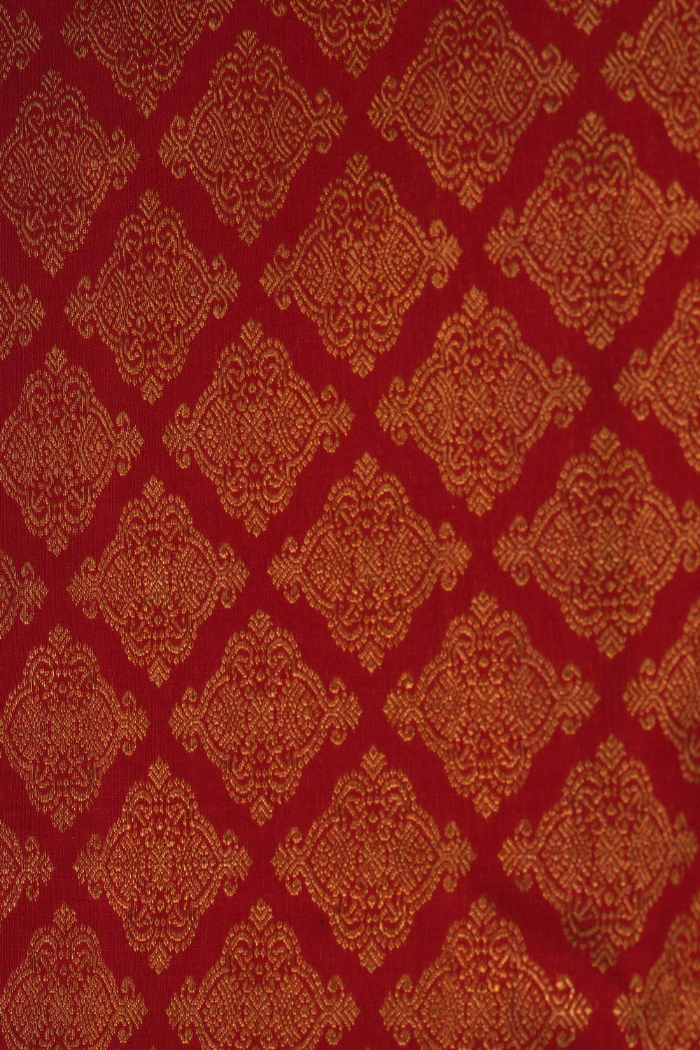 Image of Kanchipuram Silk Red Saree