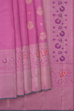 Image of Arani Silk Pink Saree
